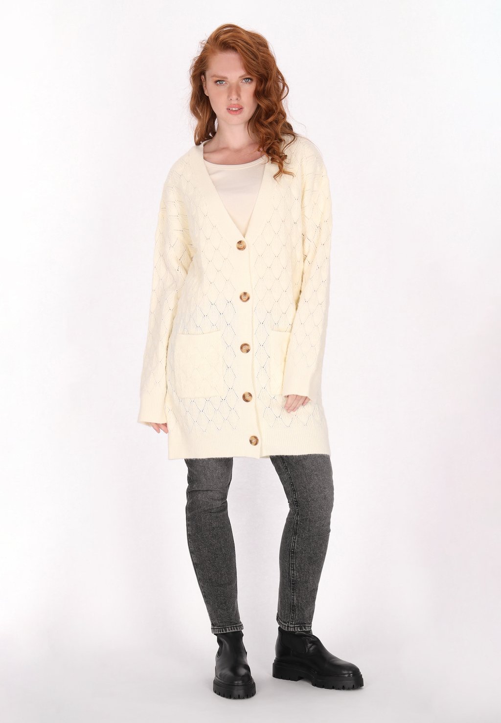 Кардиган DreiMaster, бежевый
Кардиган DreiMaster, бежевый