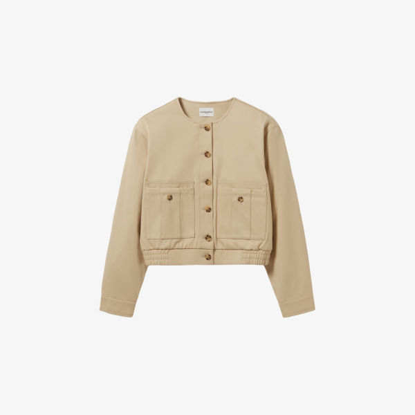 Куртка короткая Claudie Pierlot с накладными карманами, бежевый
Куртка короткая Claudie Pierlot с накладными карманами, бежевый