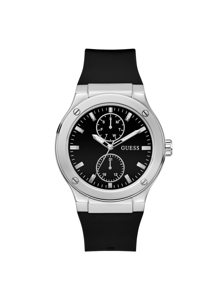 Guess Мужские аналоговые часы черного цвета
Guess Мужские аналоговые часы черного цвета
