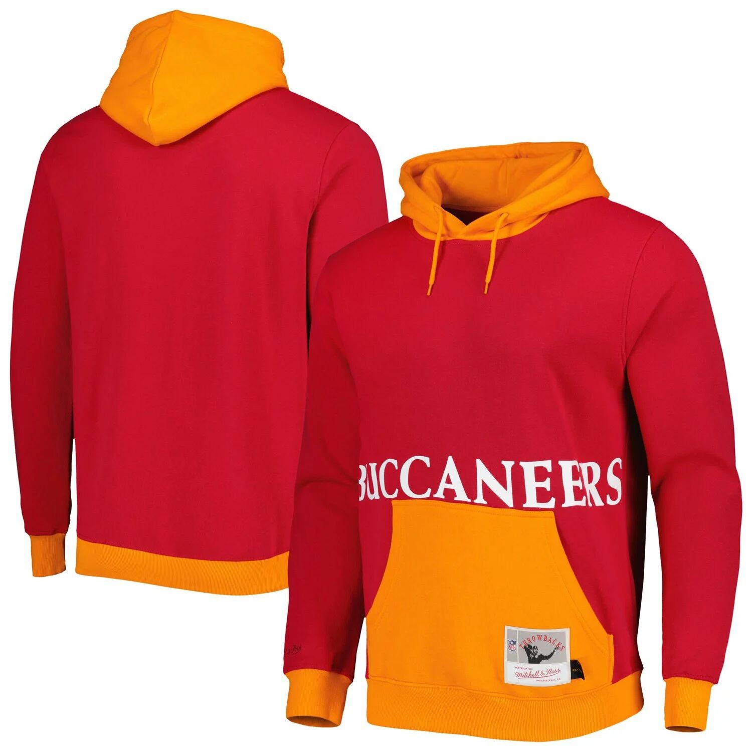 Мужской пуловер с капюшоном Mitchell & Ness Red Tampa Bay Buccaneers Big Face 5.0
Мужской пуловер с капюшоном Mitchell & Ness Red Tampa Bay Buccaneers Big Face 5.0