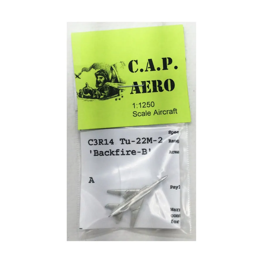 Ту-22М-2 «Бэкфайр», C.A.P. Aero - Modern - Russia (1:1200) (Hallmark Figures)
Ту-22М-2 «Бэкфайр», C.A.P. Aero - Modern - Russia (1:1200) (Hallmark Figures)