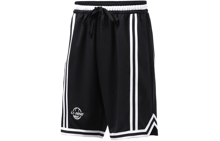 Спортивная баскетбольная коллекция баскетбольные шорты мужские черные Lining, черный
Спортивная баскетбольная коллекция баскетбольные шорты мужские черные Lining, черный