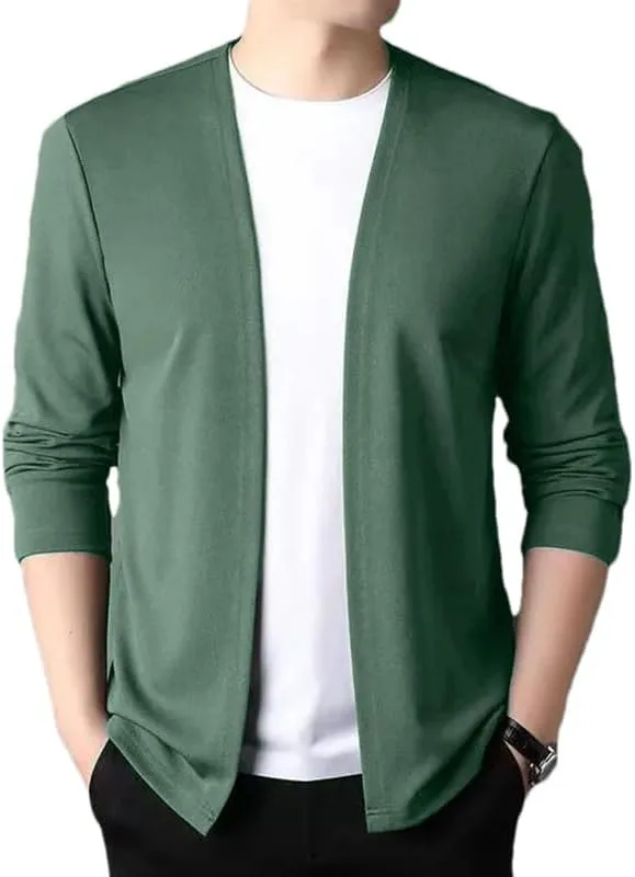 Мужской кардиган Slim Fit тонкий с длинным рукавом
Мужской кардиган Slim Fit тонкий с длинным рукавом