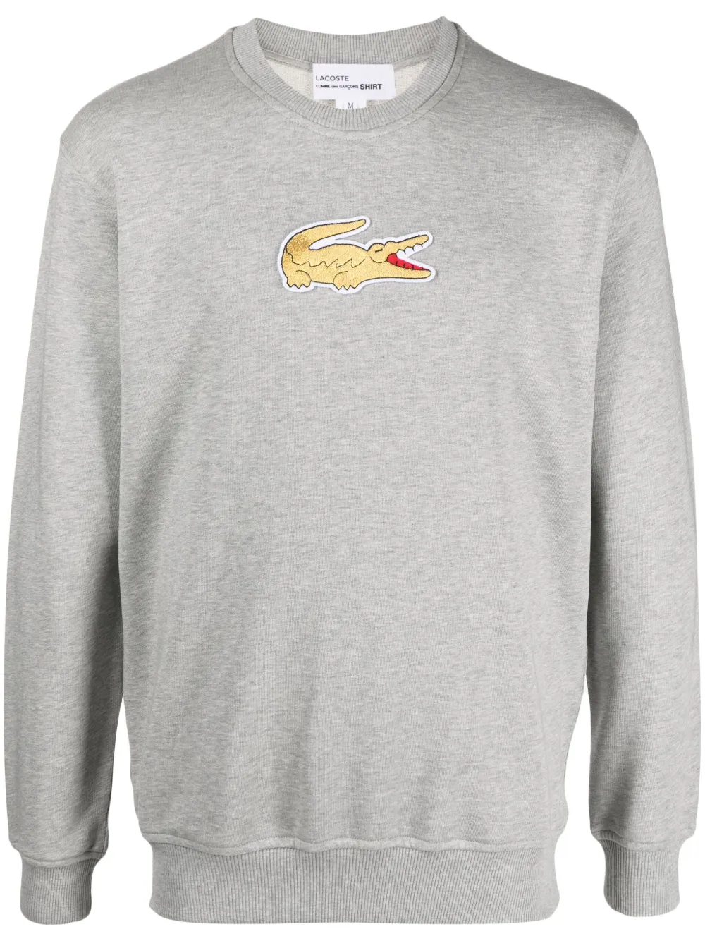 Джемпер с нашивкой-логотипом из коллаборации с Lacoste Comme Des Garçons Shirt, серый
Джемпер с нашивкой-логотипом из коллаборации с Lacoste Comme Des Garçons Shirt, серый