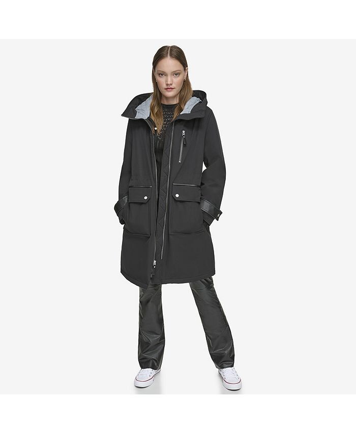 Женская легкая парка Gemas с матовой отделкой и деталями из искусственной кожи Andrew Marc, черный
Женская легкая парка Gemas с матовой отделкой и деталями из искусственной кожи Andrew Marc, черный