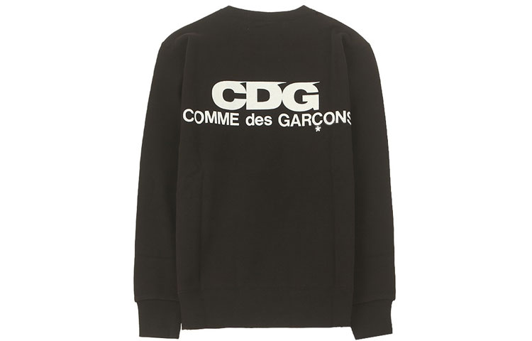 Свитшот Comme Des Garcons с принтом логотипа CDG, черный
Свитшот Comme Des Garcons с принтом логотипа CDG, черный