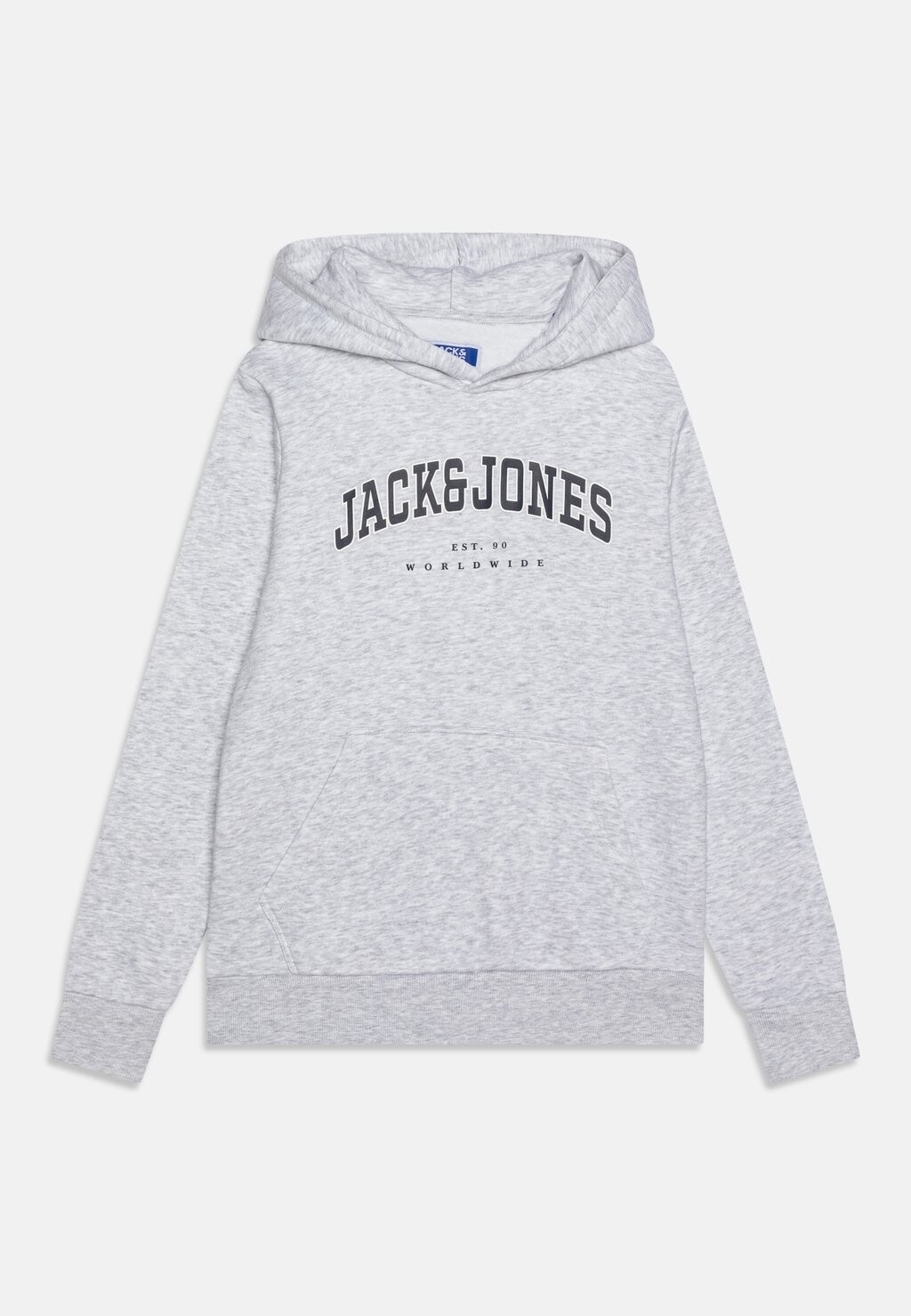 Толстовка с капюшоном JJECALEB VARSITY NOOS Jack & Jones Junior, цвет Mottled Grey 
Толстовка с капюшоном JJECALEB VARSITY NOOS Jack & Jones Junior, цвет Mottled Grey