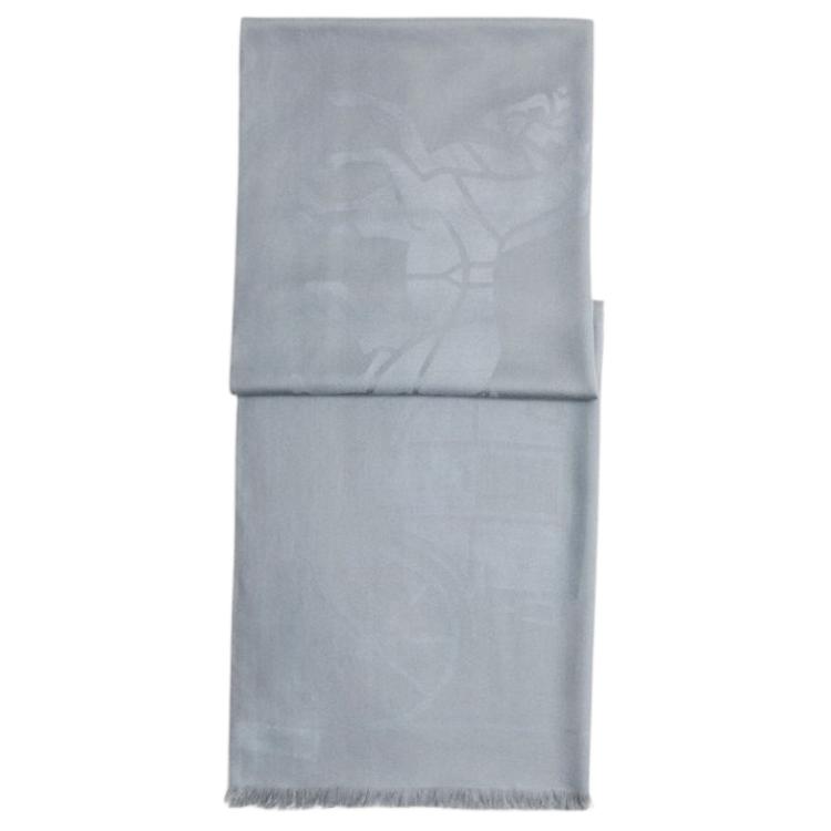 Шерстяной вязаный шарф унисекс серо-голубой COACH
Шерстяной вязаный шарф унисекс серо-голубой COACH