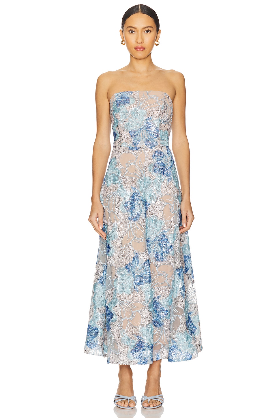 Коктейльное миди-платье Leonie от Elliatt, blue
Коктейльное миди-платье Leonie от Elliatt, blue