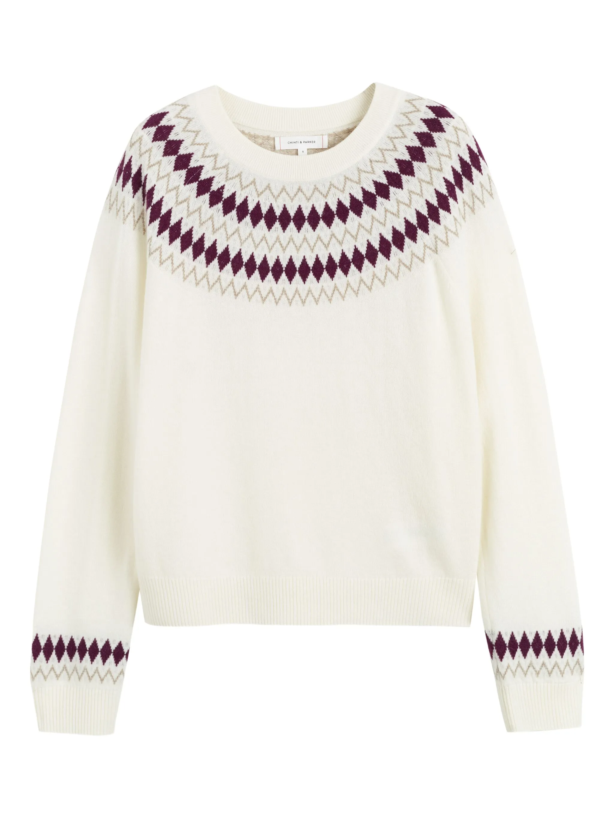 Свитер с узором Chinti & Parker, белый
Свитер с узором Chinti & Parker, белый