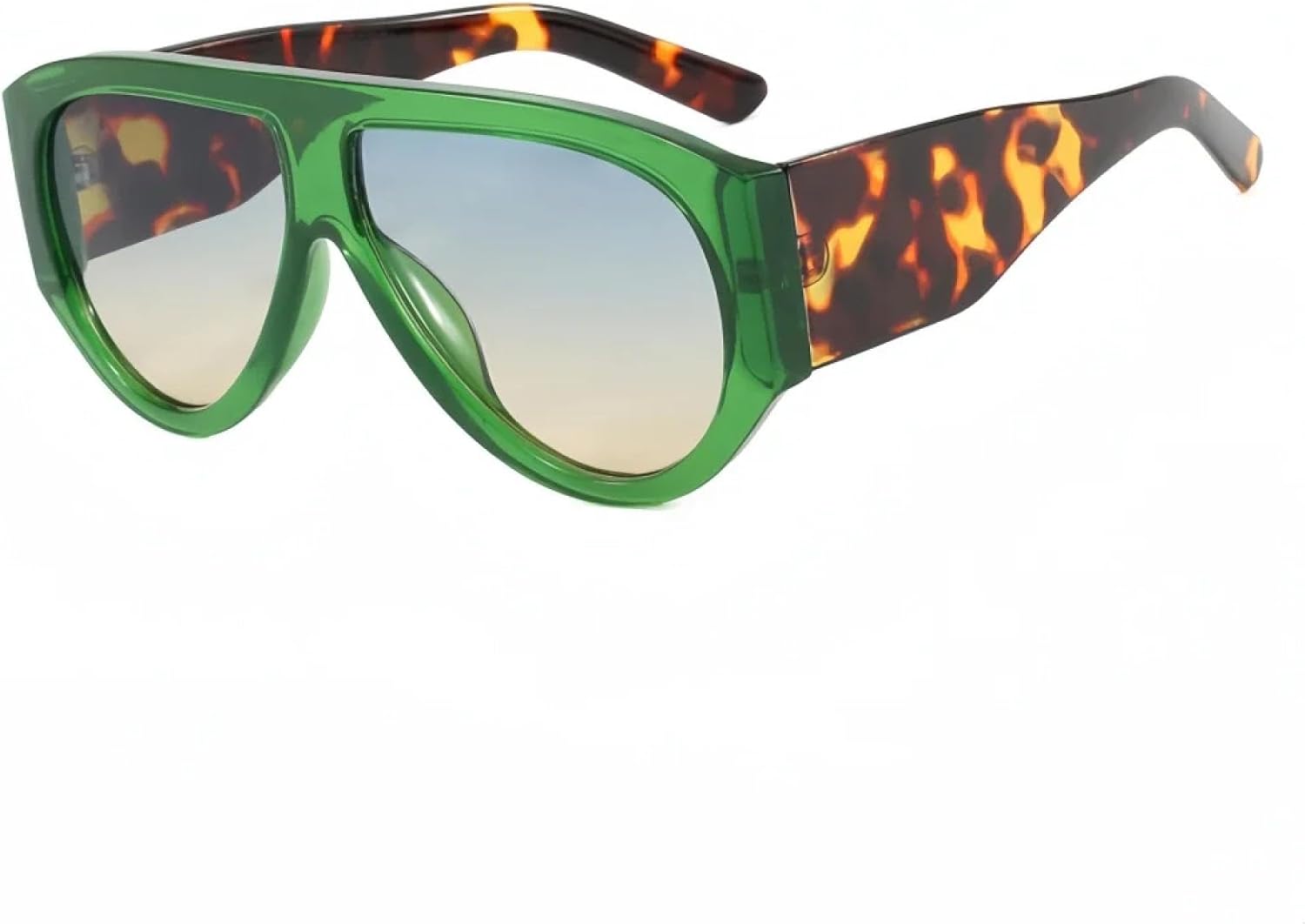 Ретро-солнцезащитные очки большого размера для женщин и мужчин, модные панк-очки с широкими дужками, солнцезащитные очки с защитой от УФ-излучения UV400 TYUVIVO, Green Tea
Ретро-солнцезащитные очки большого размера для женщин и мужчин, модные панк-очки с широкими дужками, солнцезащитные очки с защитой от УФ-излучения UV400 TYUVIVO, Green Tea