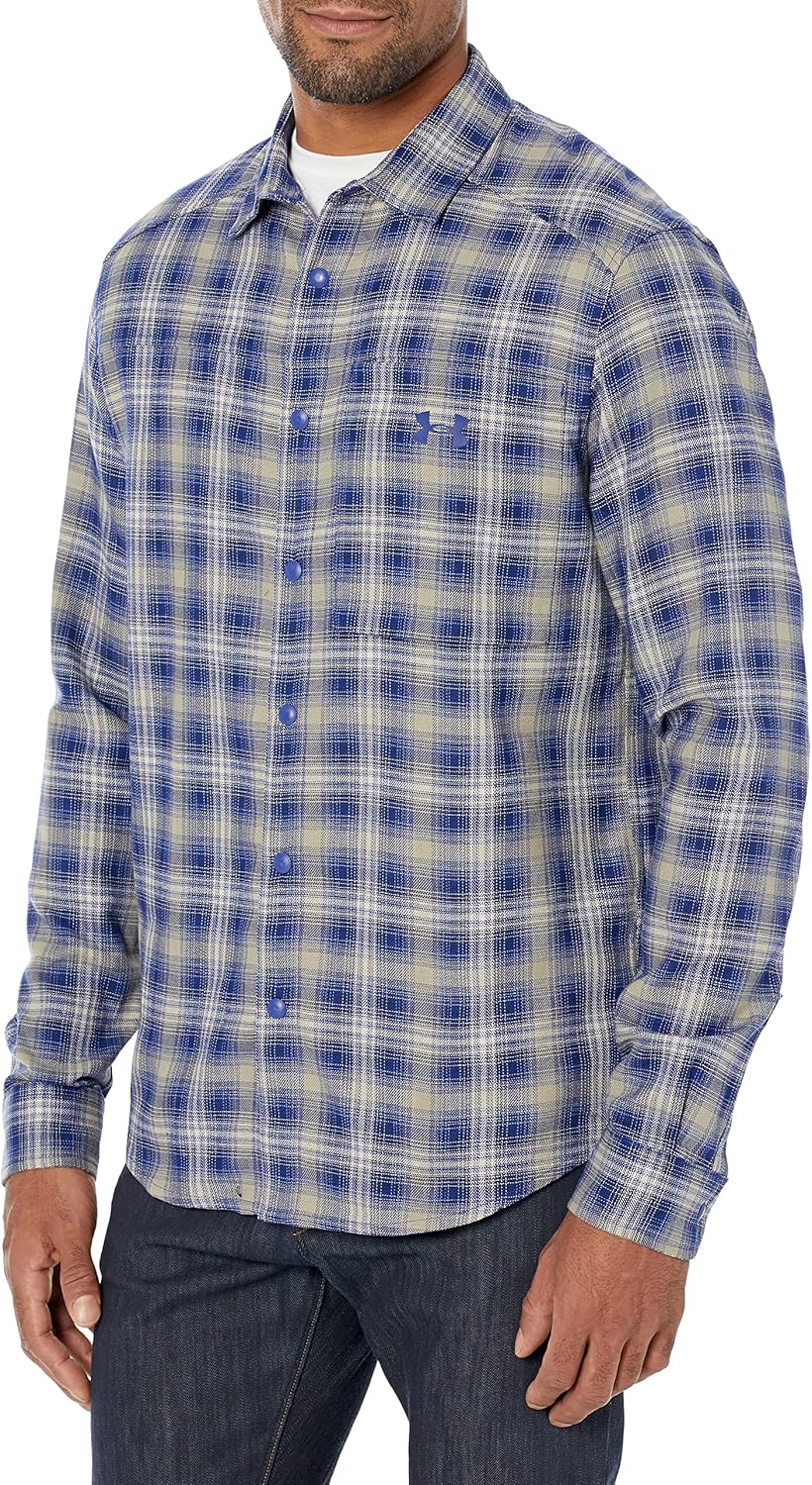 Under Armour мужская фланелевая рубашка на пуговицах Tradesman Flex, (456) Bauhaus Blue/Bauhaus Blue
Under Armour мужская фланелевая рубашка на пуговицах Tradesman Flex, (456) Bauhaus Blue/Bauhaus Blue