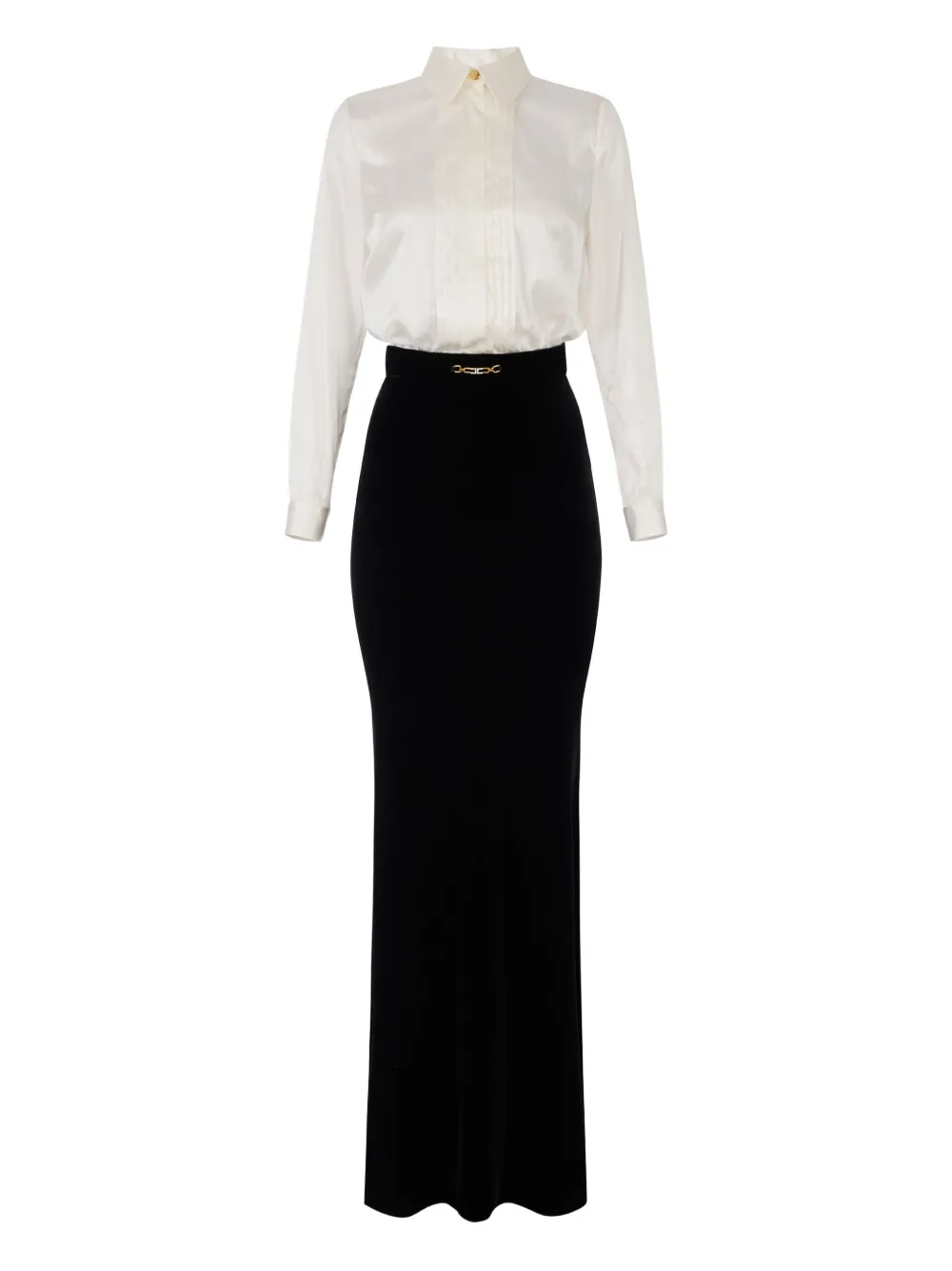 Платье макси со складками Elisabetta Franchi, нейтральный
Платье макси со складками Elisabetta Franchi, нейтральный