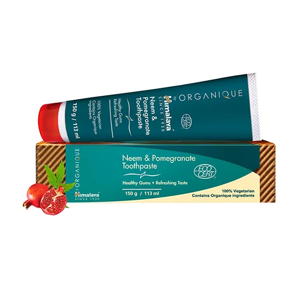 Зубная паста Neem & Pomegranate Toothpaste Himalaya, 150 g
Зубная паста Neem & Pomegranate Toothpaste Himalaya, 150 g