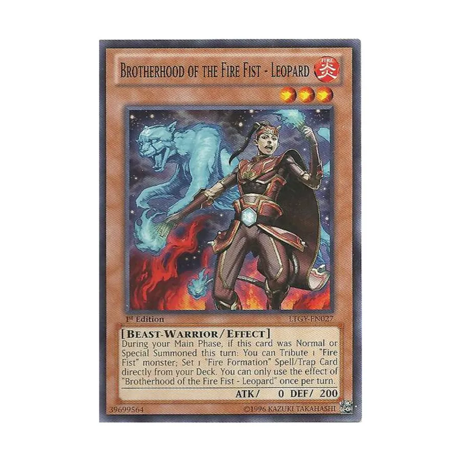 CCG Братство Огненного Кулака — Леопард (Обычный), Yu-Gi-Oh - Lord of the Tachyon Galaxy - Singles
CCG Братство Огненного Кулака — Леопард (Обычный), Yu-Gi-Oh - Lord of the Tachyon Galaxy - Singles