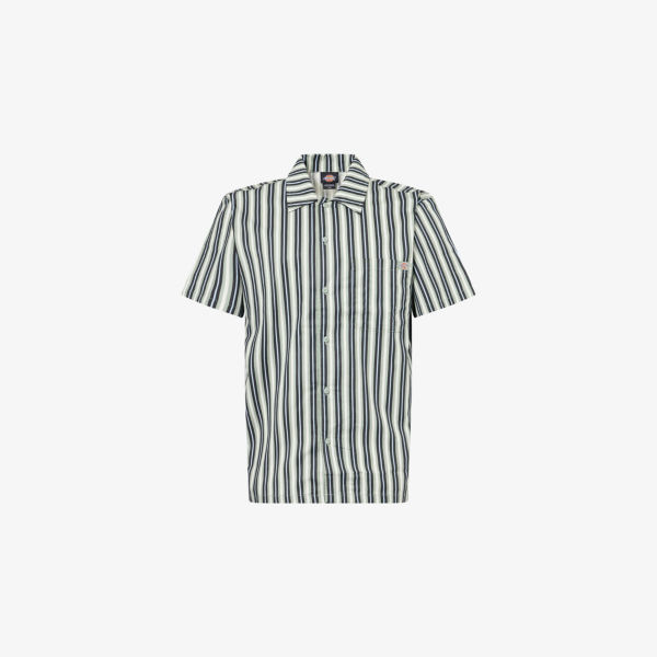 Рубашка Multi stripe work Dickies из ткани в полоску с накладными карманами, зеленый
Рубашка Multi stripe work Dickies из ткани в полоску с накладными карманами, зеленый