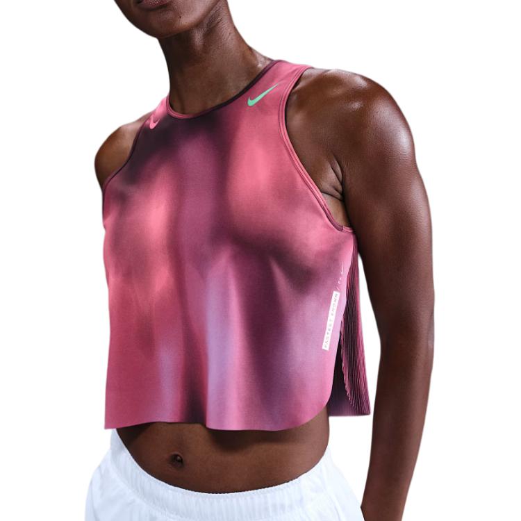 Женский укороченный топ для бега AeroSwift 'Faith Kipyegon' Dri FIT Adv Nike, фуксия
Женский укороченный топ для бега AeroSwift 'Faith Kipyegon' Dri FIT Adv Nike, фуксия
