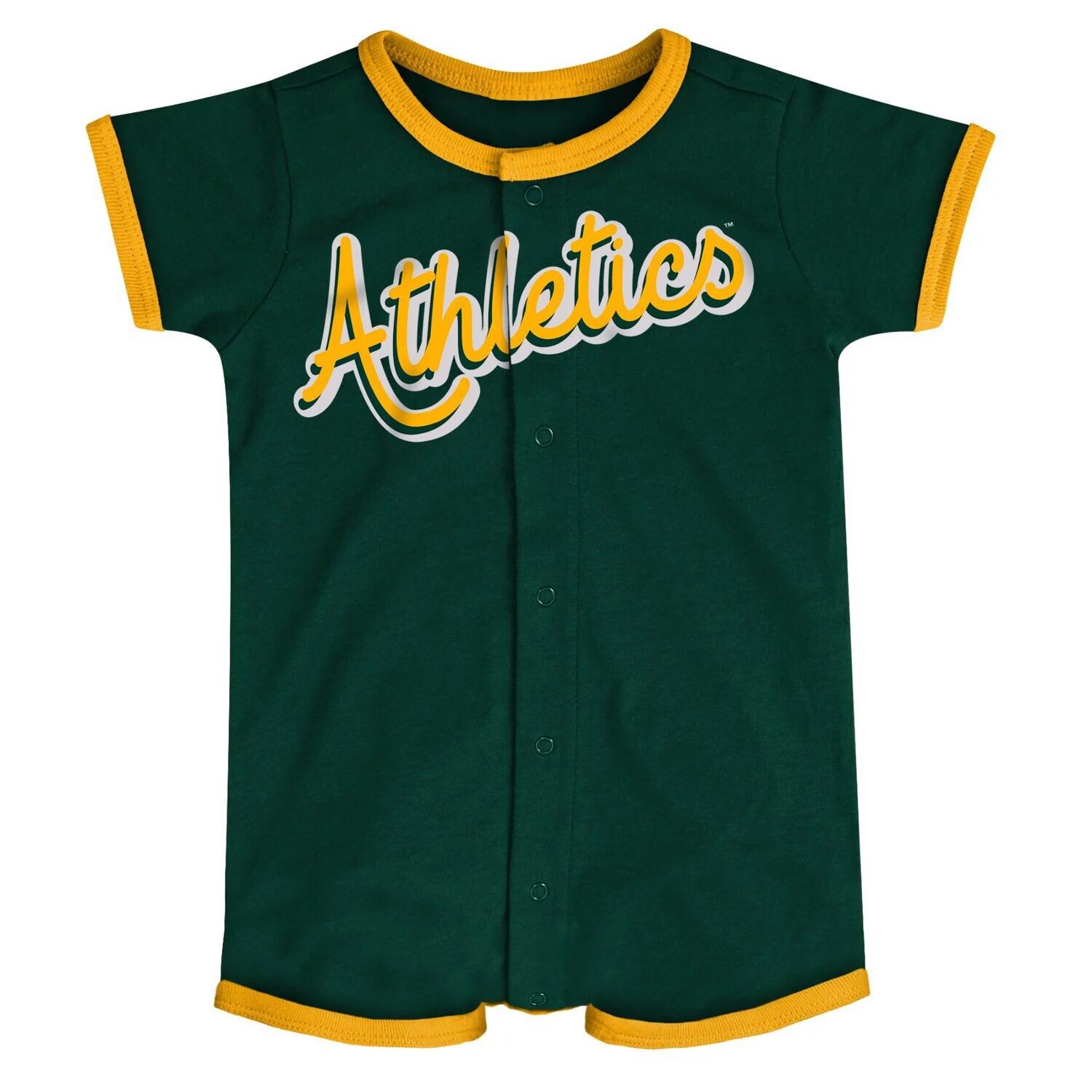 Зеленый комбинезон для младенцев Oakland Athletics Power Hitter Outerstuff
Зеленый комбинезон для младенцев Oakland Athletics Power Hitter Outerstuff