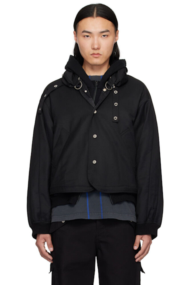 Черная толстовка с капюшоном на молнии с закругленным краем и повреждениями FFFPOSTALSERVICE
Черная толстовка с капюшоном на молнии с закругленным краем и повреждениями FFFPOSTALSERVICE