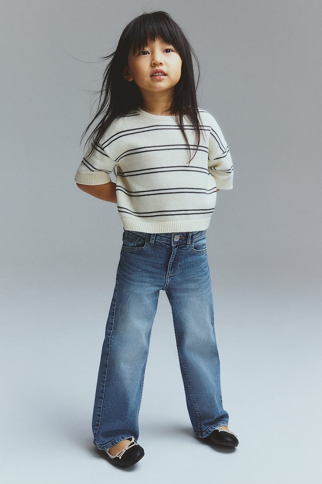 Джинсы Superstretch с широкими штанинами H&M, синий
Джинсы Superstretch с широкими штанинами H&M, синий