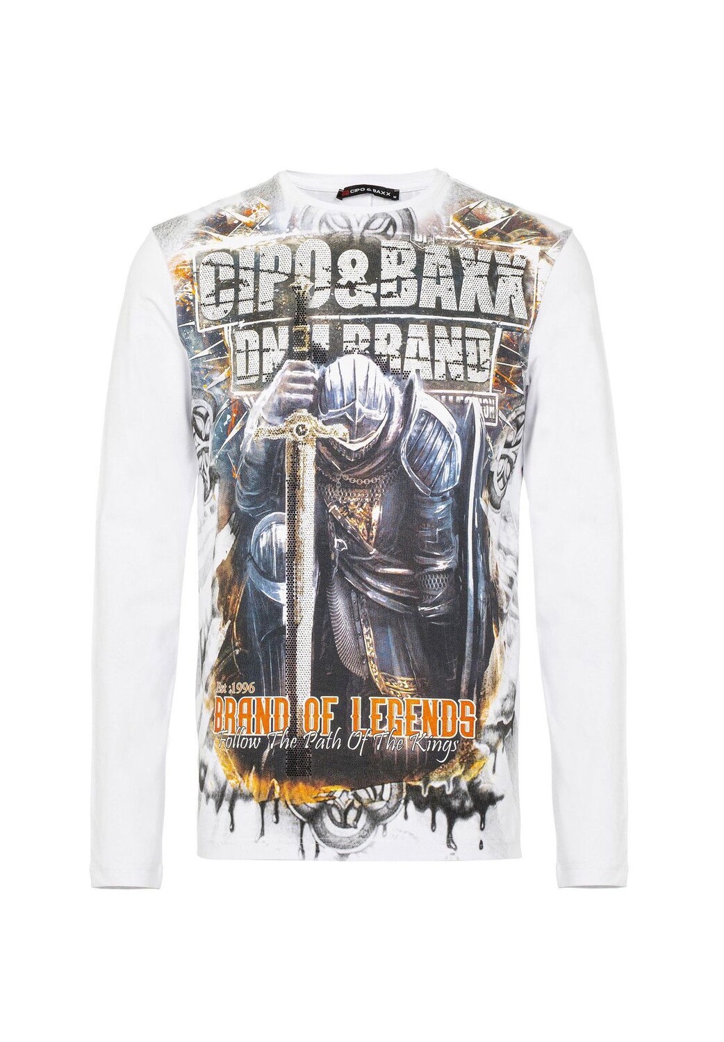 Толстовка с классным внешним видом CIPO & BAXX, белый
Толстовка с классным внешним видом CIPO & BAXX, белый