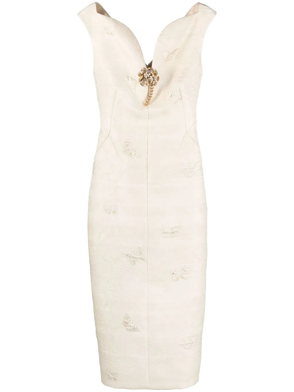 Платье миди с узором Roberto Cavalli, бежевый
Платье миди с узором Roberto Cavalli, бежевый