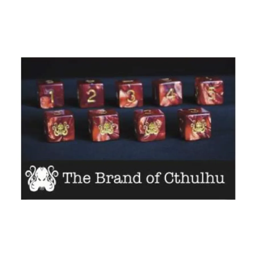 Трубка d6 — красная с фирменным дизайном Ктулху (9), Elder Dice
Трубка d6 — красная с фирменным дизайном Ктулху (9), Elder Dice