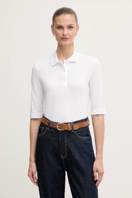 Хлопковая футболка Lacoste, белый
Хлопковая футболка Lacoste, белый
