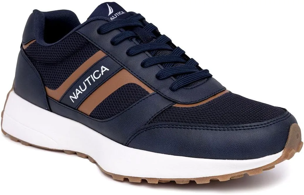 Мужские кроссовки Nautica на шнуровке - повседневные, стильные и удобные для ходьбы, темно-синий
Мужские кроссовки Nautica на шнуровке - повседневные, стильные и удобные для ходьбы, темно-синий