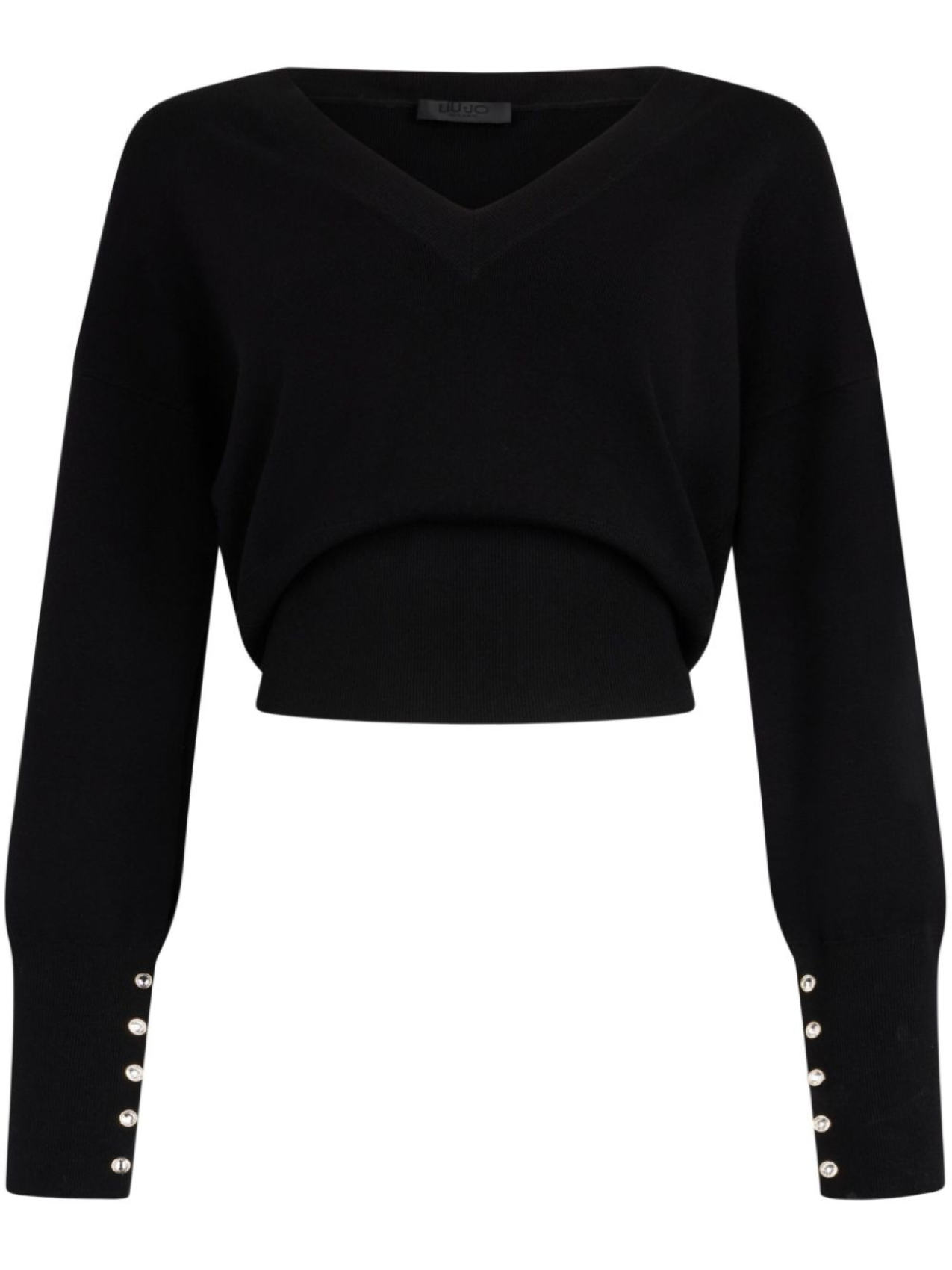 LIU JO свитер с вырезами, черный
LIU JO свитер с вырезами, черный