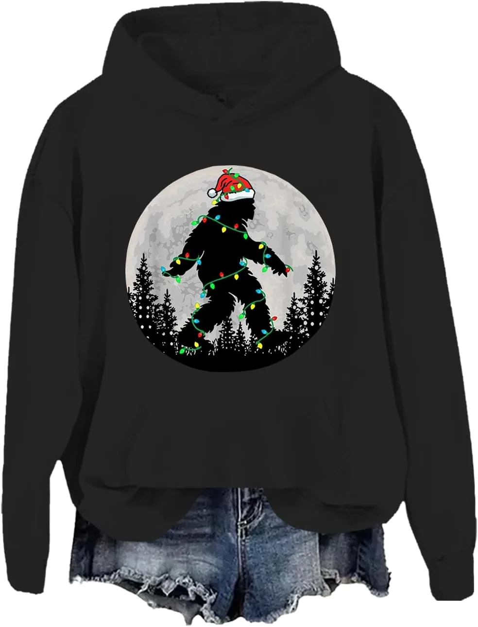 Рождественский свитер Bigfoot с капюшоном
Рождественский свитер Bigfoot с капюшоном