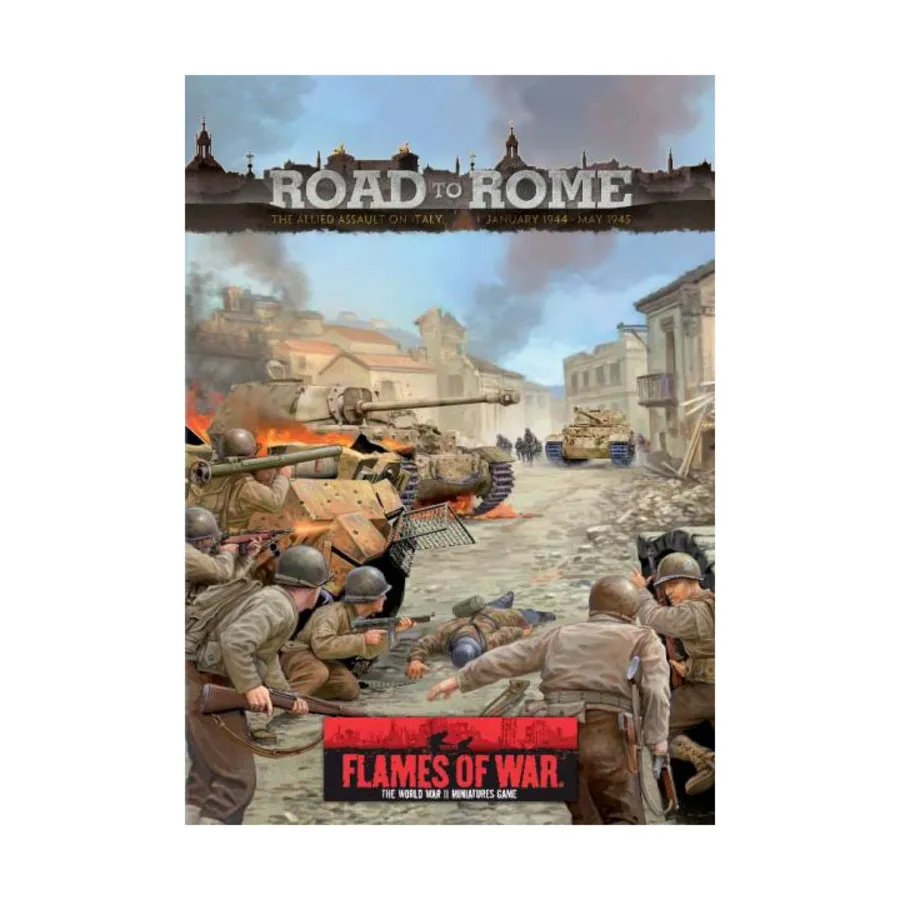 Дорога на Рим - Нападение союзников на Италию, январь 1944 г. - май 1945 г., Flames of War - WWII - Core Rules & Assorted
Дорога на Рим - Нападение союзников на Италию, январь 1944 г. - май 1945 г., Flames of War - WWII - Core Rules & Assorted