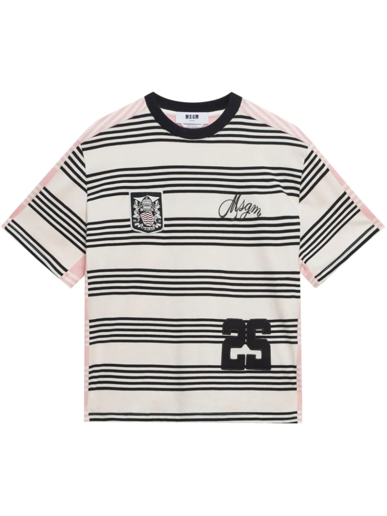 MSGM футболка со вставками, нейтральный
MSGM футболка со вставками, нейтральный