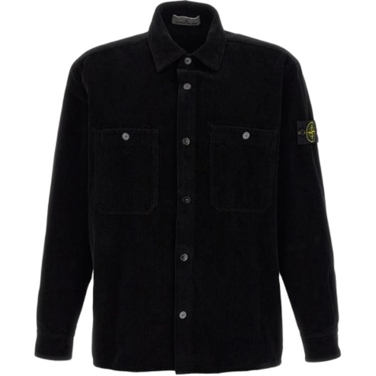 Рубашка-овершот на пуговицах с нашивкой Compass STONE ISLAND, черный
Рубашка-овершот на пуговицах с нашивкой Compass STONE ISLAND, черный