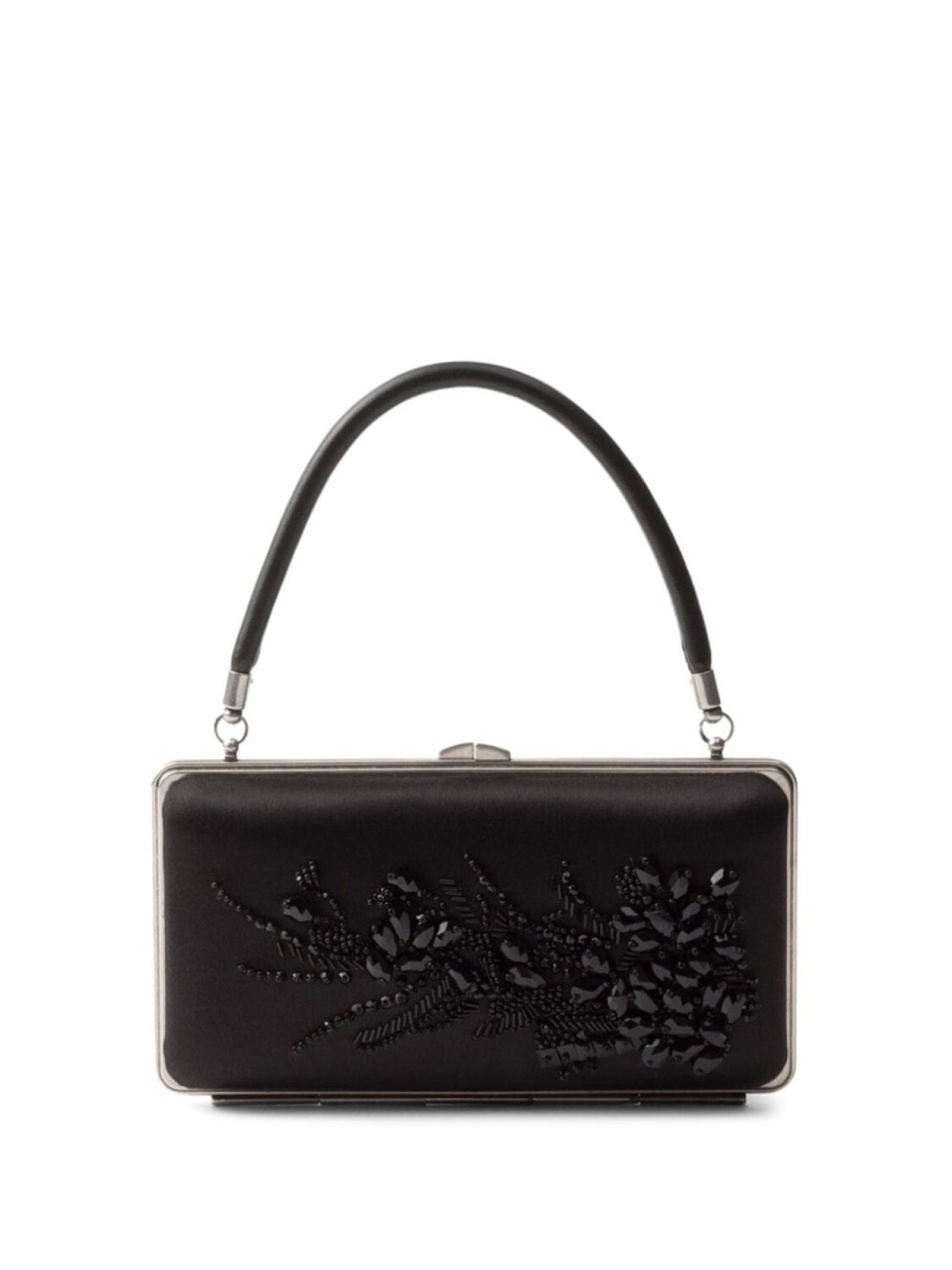 Атласный клатч Prada с вышивкой, черный
Атласный клатч Prada с вышивкой, черный