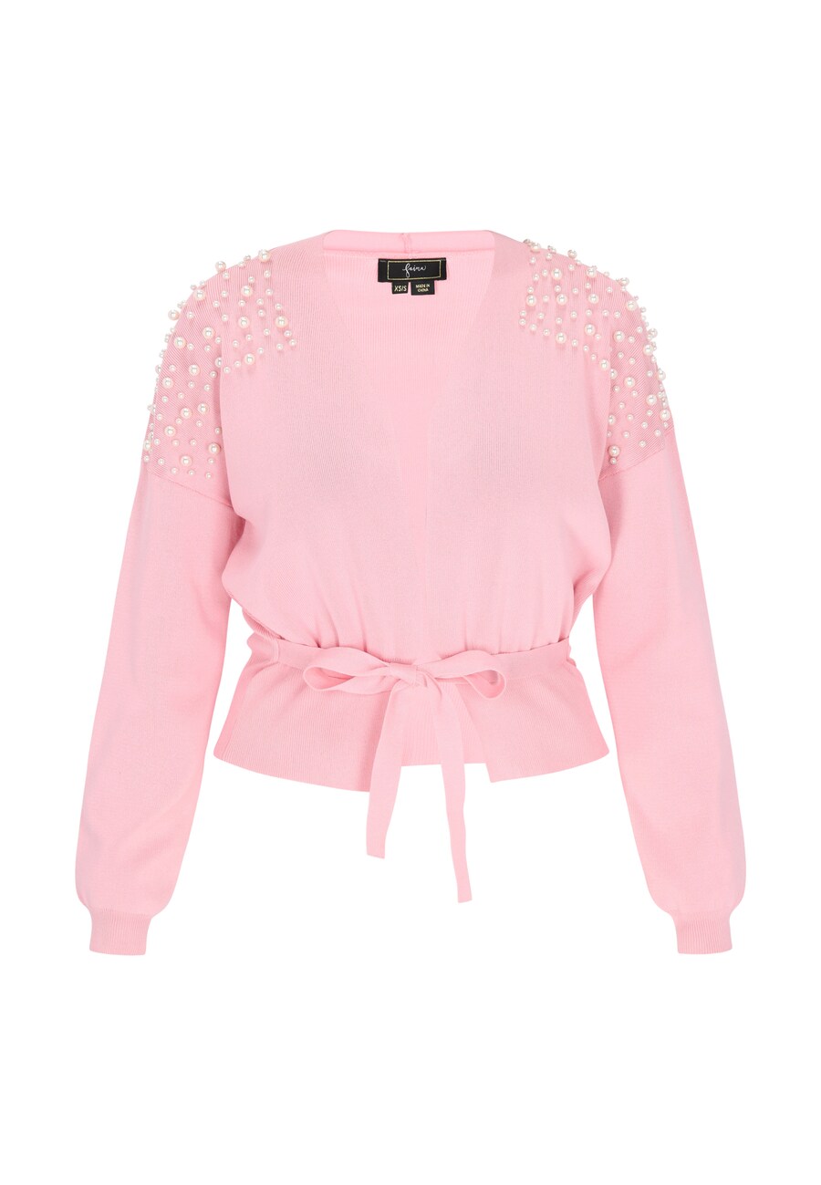 Вязаный кардиган faina, розовый
Вязаный кардиган faina, розовый