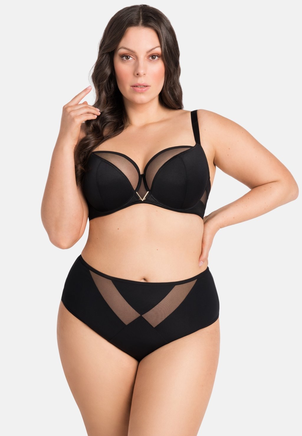 Бюстгальтер на косточках VICKY Gorsenia, черный
Бюстгальтер на косточках VICKY Gorsenia, черный