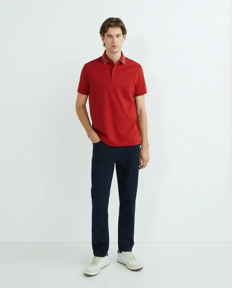 Мужская рубашка-поло из пике стандартного кроя с короткими рукавами Tommy Hilfiger, красный
Мужская рубашка-поло из пике стандартного кроя с короткими рукавами Tommy Hilfiger, красный