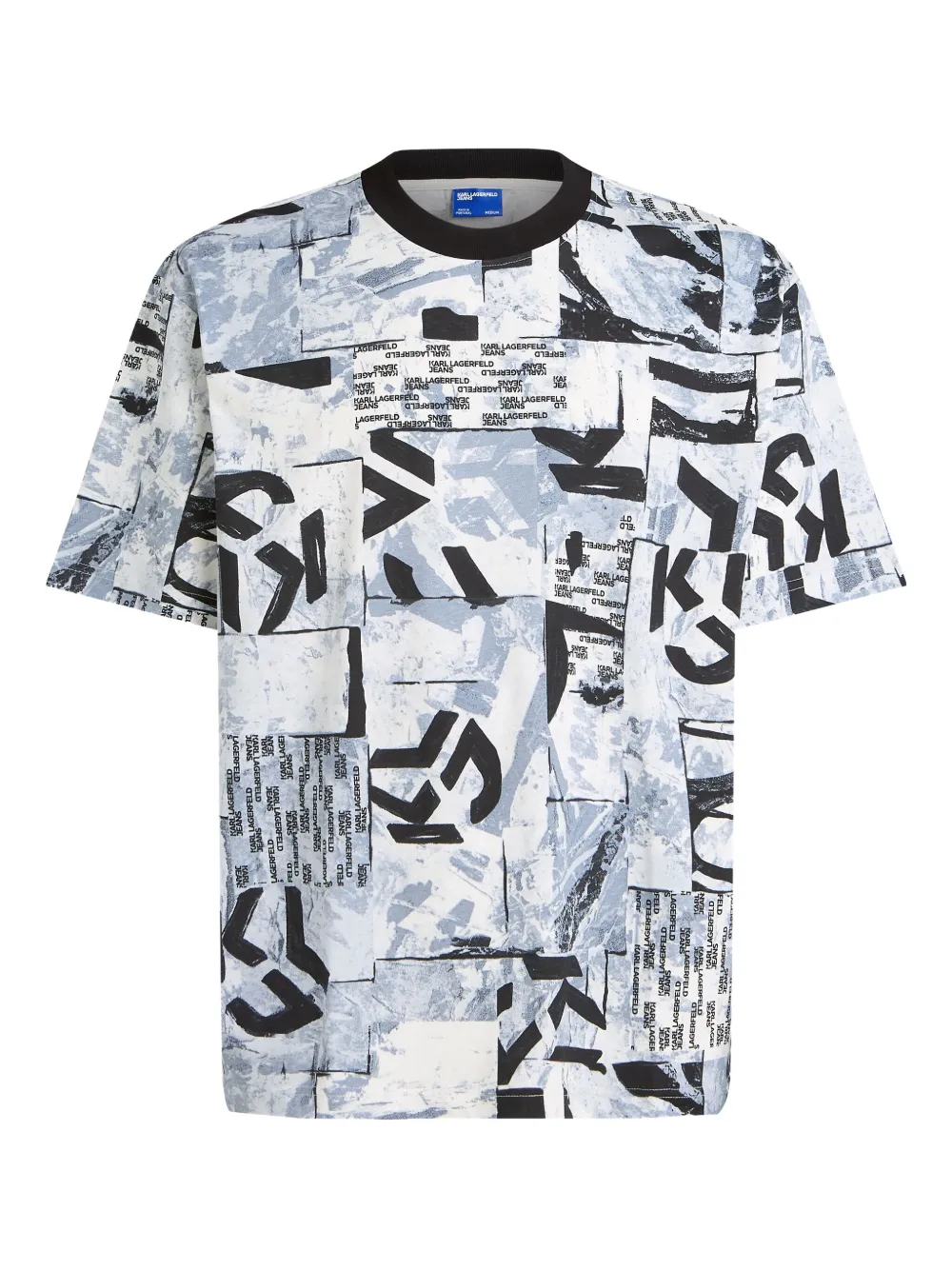 Футболка с принтом Karl Lagerfeld Jeans, белый 
Футболка с принтом Karl Lagerfeld Jeans, белый