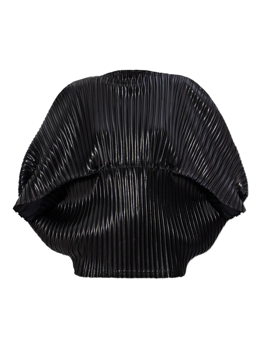 Топ с плиссированными рукавами-фонариками Issey Miyake, черный
Топ с плиссированными рукавами-фонариками Issey Miyake, черный