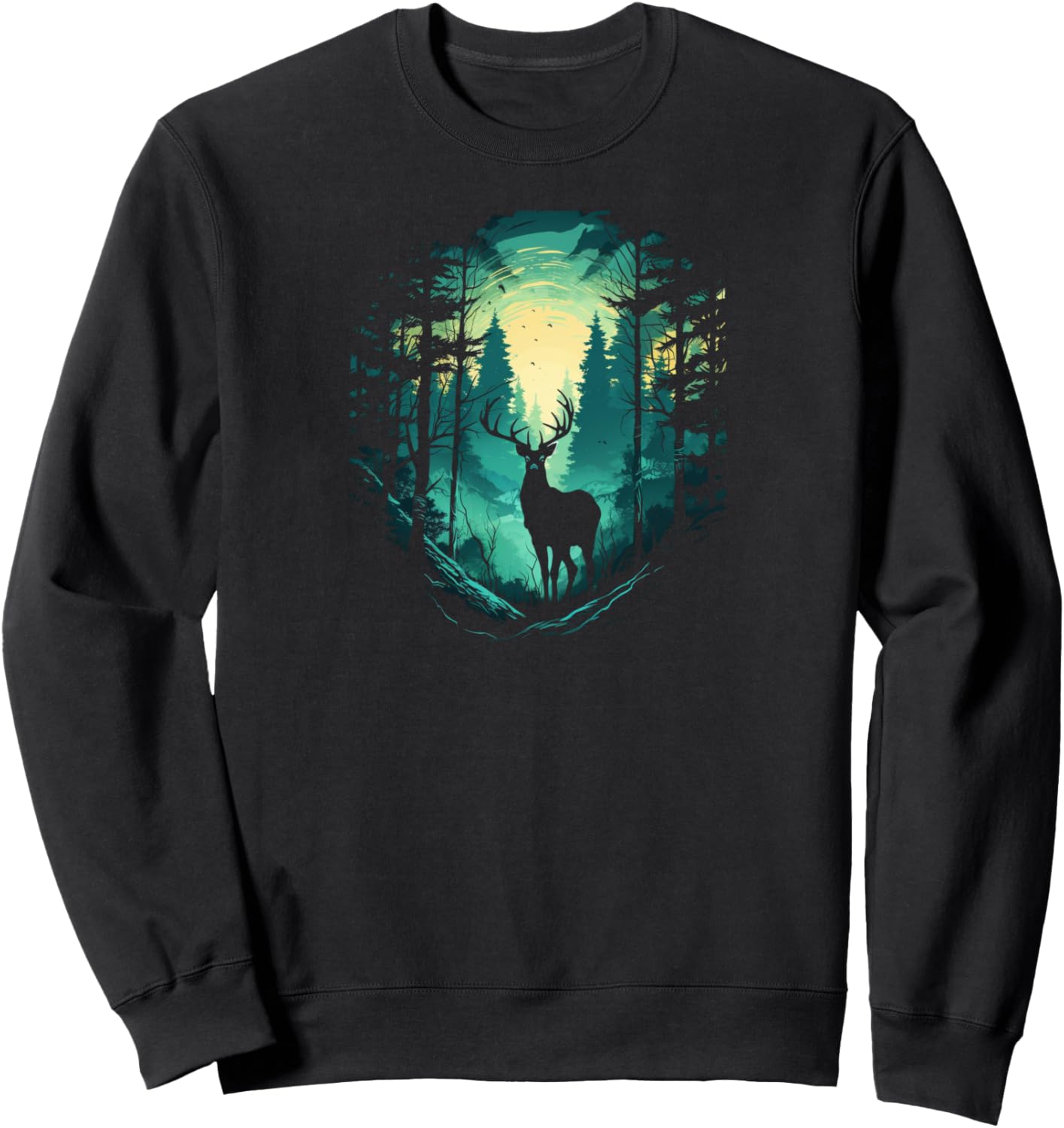 Толстовка с изображением оленя в лесу Deer In Forest Apparel, черный
Толстовка с изображением оленя в лесу Deer In Forest Apparel, черный