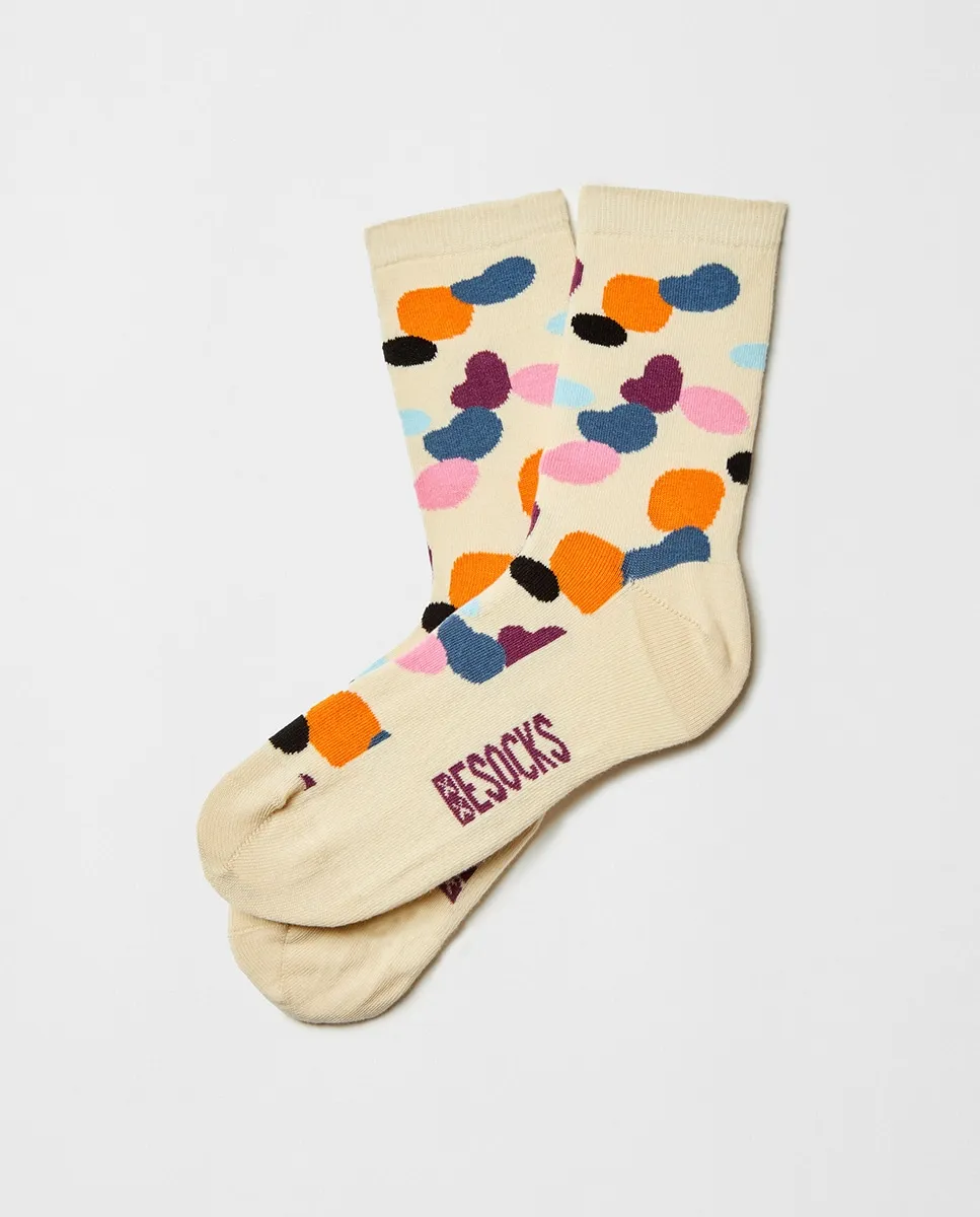 Женские носки с абстрактным узором Besocks, бежевый
Женские носки с абстрактным узором Besocks, бежевый