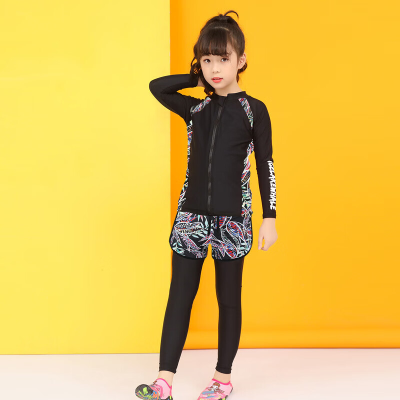 Спортивные купальники для мальчиков и девочек Shark Bart, летняя детская одежда для серфинга, женский купальник с черным цветком и длинными рукавами, M-3XL SBART
Спортивные купальники для мальчиков и девочек Shark Bart, летняя детская одежда для серфинга, женский купальник с черным цветком и длинными рукавами, M-3XL SBART