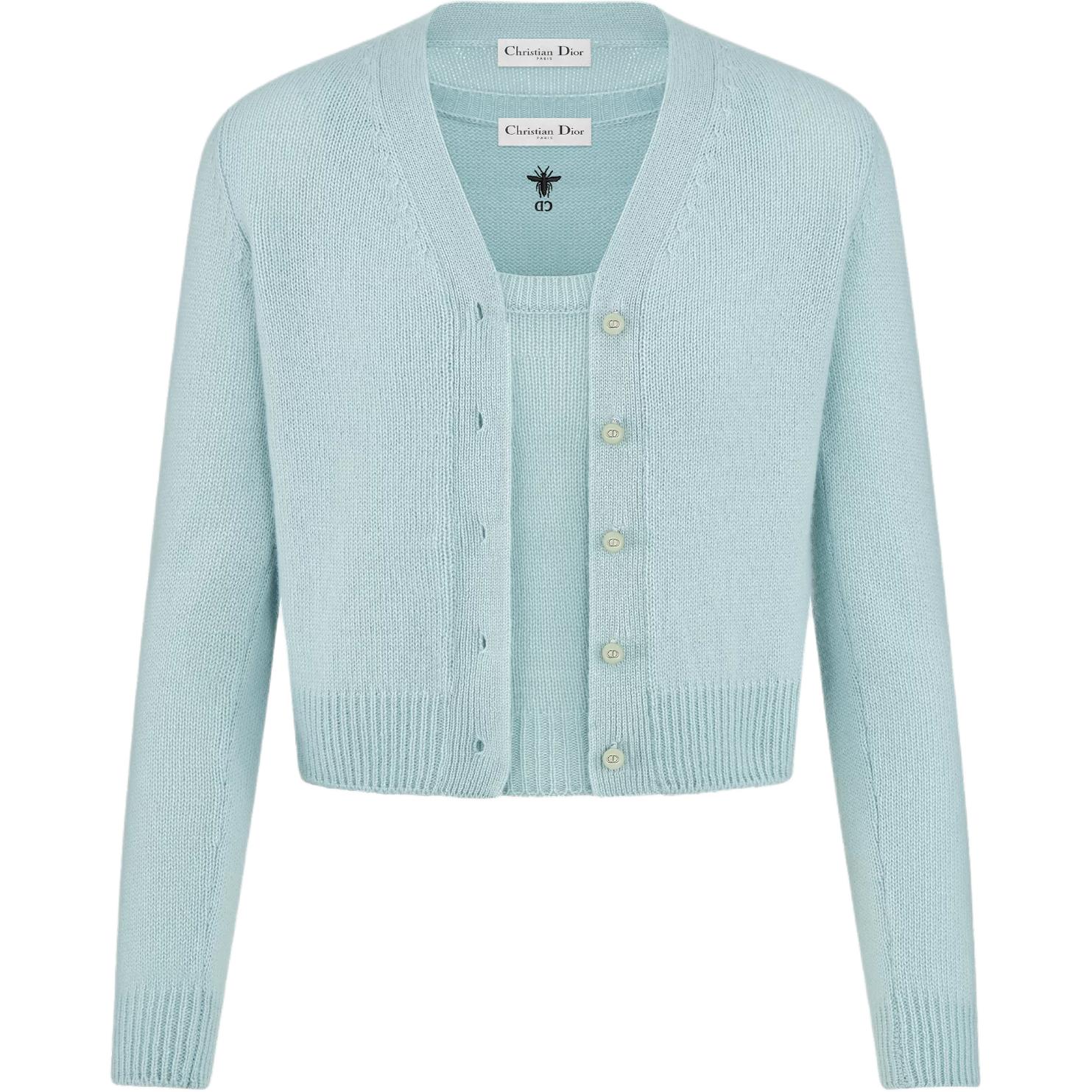 Dior Кашемировый свитер FW25 женский светло-голубой
Dior Кашемировый свитер FW25 женский светло-голубой