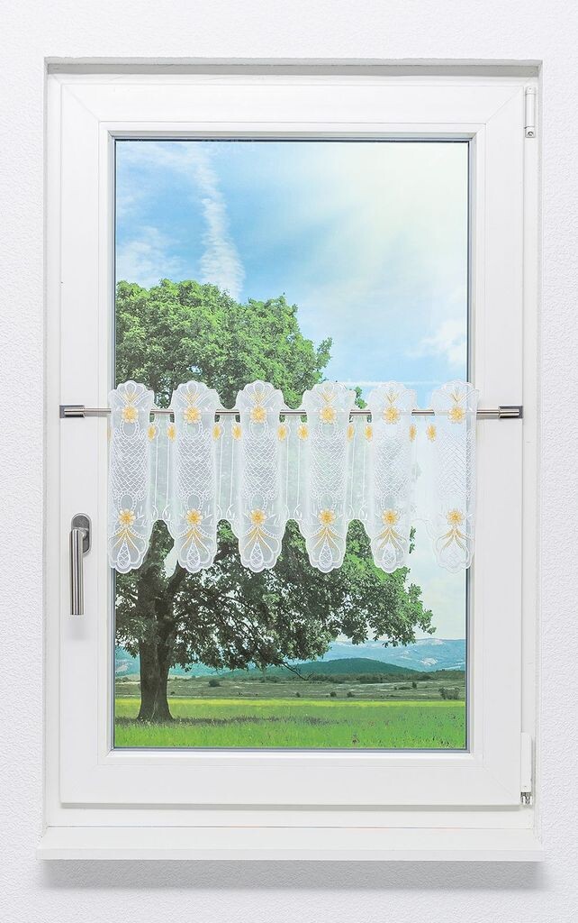 Панельная штора Plauener Spitze - время цветения (Ш х В) 240см*30см желтый/солнечно-желтый
Панельная штора Plauener Spitze - время цветения (Ш х В) 240см*30см желтый/солнечно-желтый