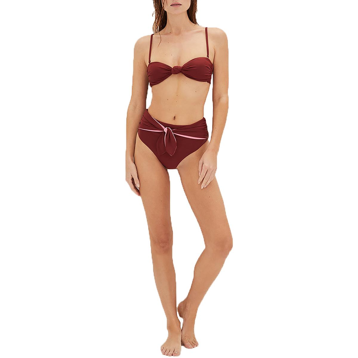 Azoia Bottom Женские однотонные плавки из искусственного материала Раздельные Veronica Beard, цвет deep brick
Azoia Bottom Женские однотонные плавки из искусственного материала Раздельные Veronica Beard, цвет deep brick