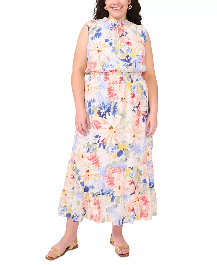 Платье макси без рукавов с разрезом на горловине больших размеров Vince Camuto, мультиколор
Платье макси без рукавов с разрезом на горловине больших размеров Vince Camuto, мультиколор