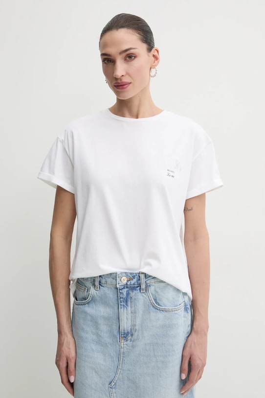 Хлопковая футболка Liu Jo, белый
Хлопковая футболка Liu Jo, белый