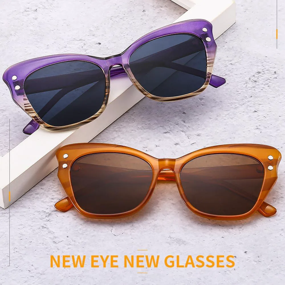 Женские солнцезащитные очки «кошачий глаз» с бабочками, модные, с заклепками, контрастными полосками, дорожный солнцезащитный козырек UV400, SUN2530 Generic, White
Женские солнцезащитные очки «кошачий глаз» с бабочками, модные, с заклепками, контрастными полосками, дорожный солнцезащитный козырек UV400, SUN2530 Generic, White