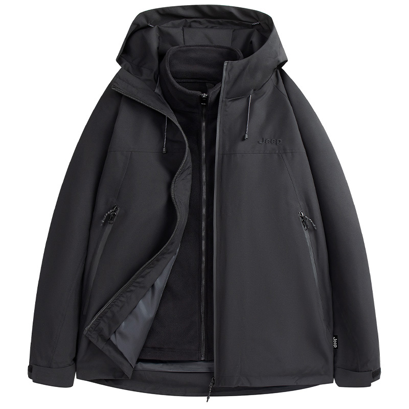 Jeep Куртка из коллекции Leisure Unisex, Black (Fleece Liner+Shell Clothing Sets)
Jeep Куртка из коллекции Leisure Unisex, Black (Fleece Liner+Shell Clothing Sets)